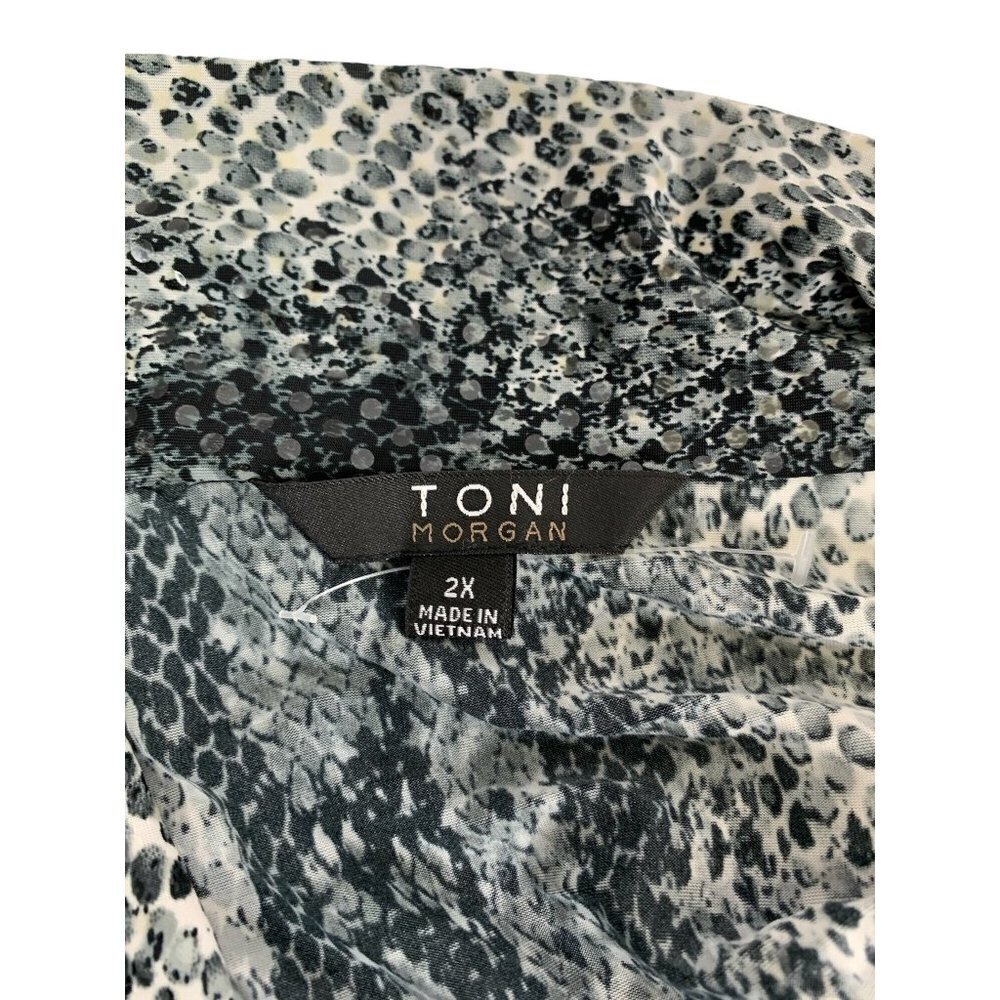 Toni Morgan Women's Snake Print Cardigan - Picture 3 of 6